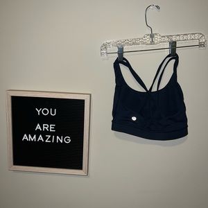 Lulu Lemon Sports Bra Navy Size 2